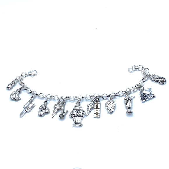 I Love Ice Cream Charm Bracelet - Picture 3 of 7